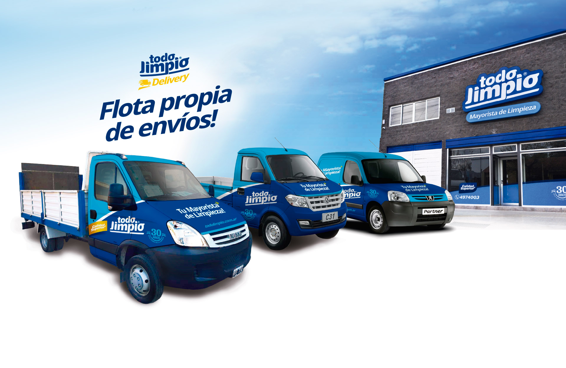 foto flota propia de envios