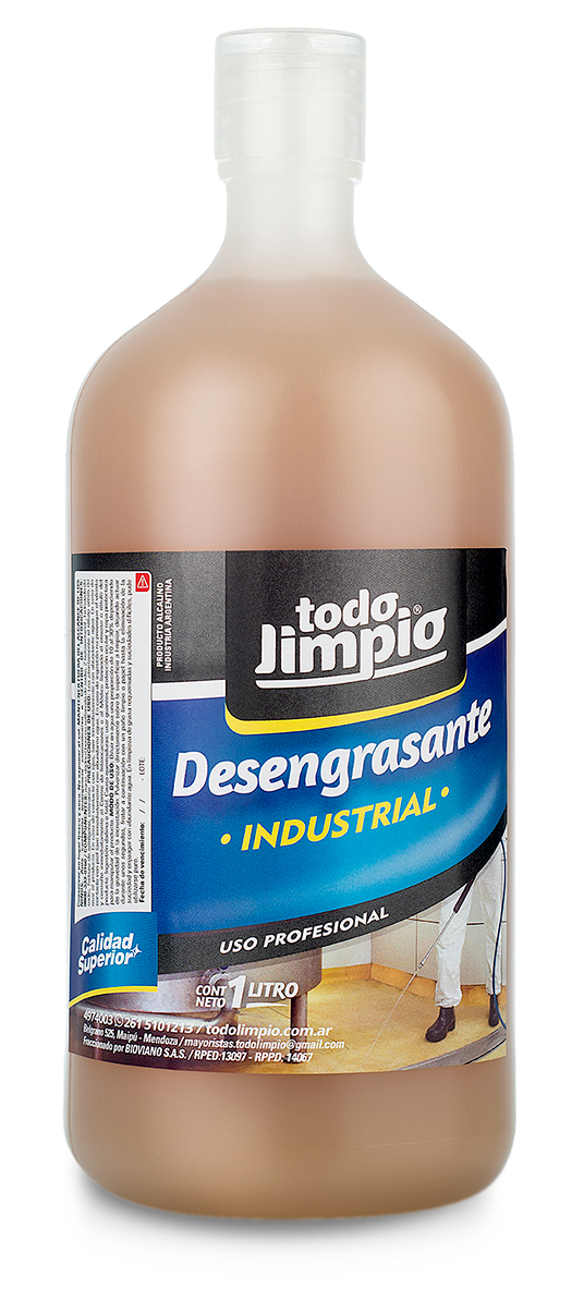 Desengrasante industrial para todo tipo de grasas x 1 litro