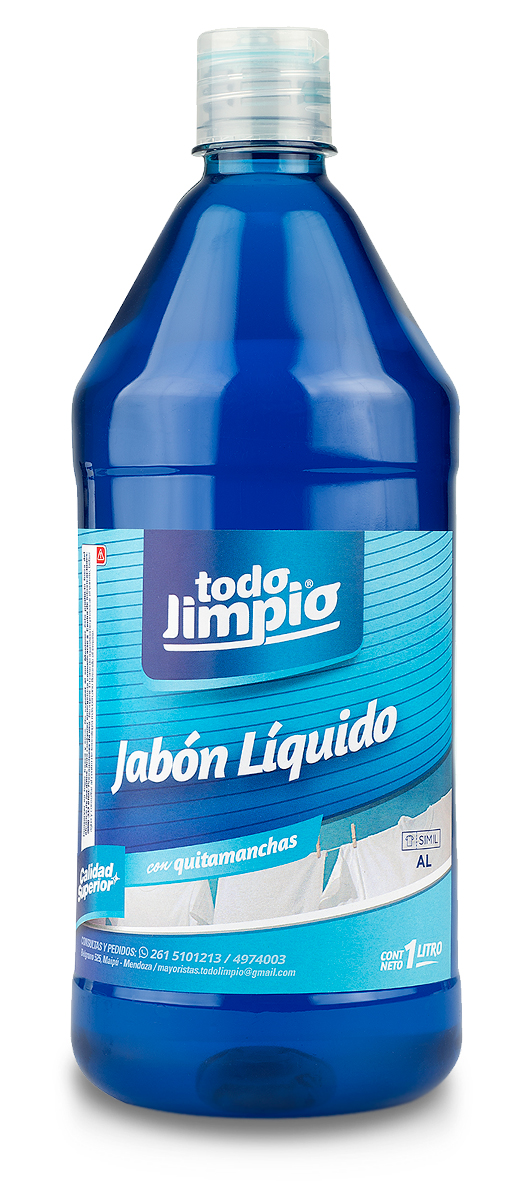 Jabón líquido para ropa ultra perfumado c/ quitamanchas AL x 1 litro