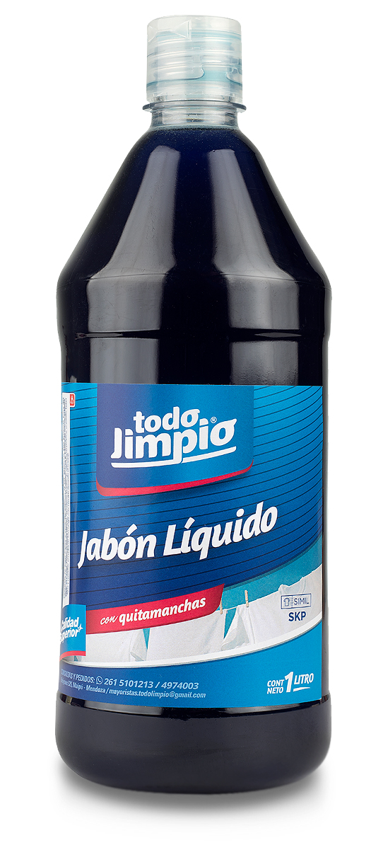 Jabón líquido para ropa ultra perfumado c/ quitamanchas SK x 1 litro