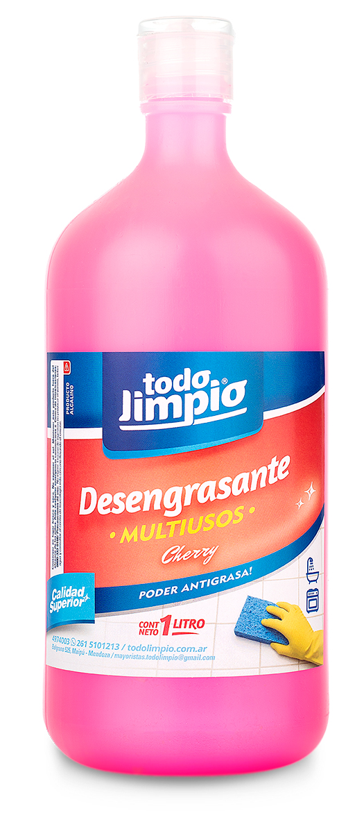Desengrasante multiuso fragancia Cherry x 1 litro