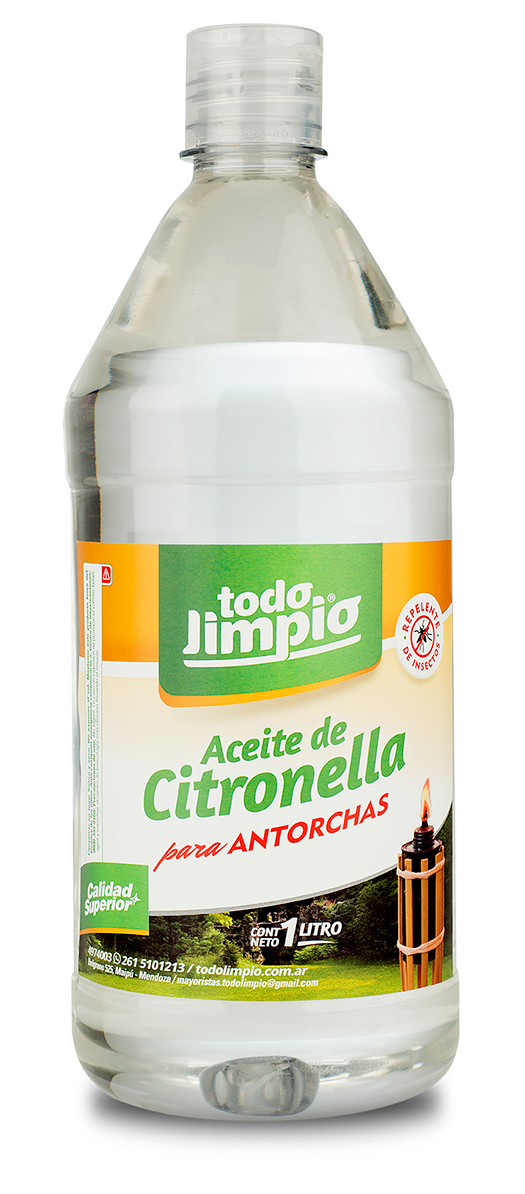 Aceite de citronella para antorchas x 1 litro