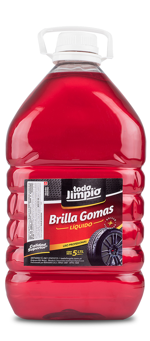 Brillagomas y vinílicos líquido para uso profesional x 5 litros
