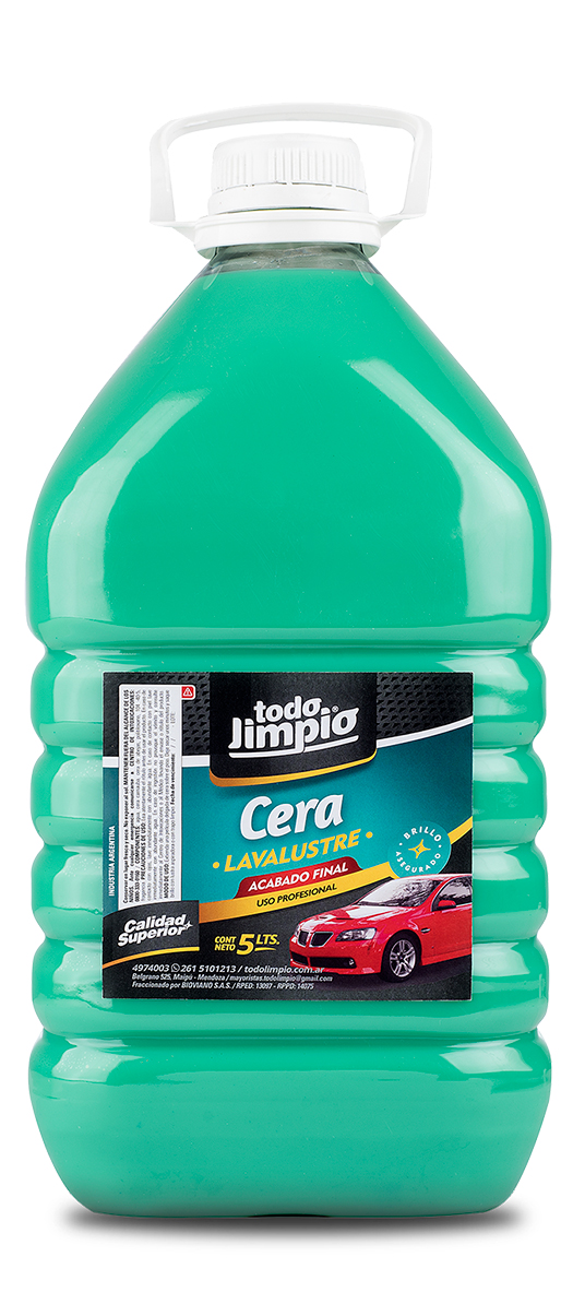 Cera lavalustre acabado final x 5 litros