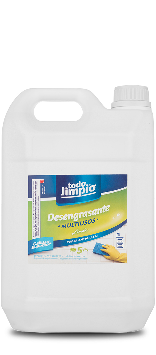 Desengrasante multiuso fragancia Limón x 5 litros