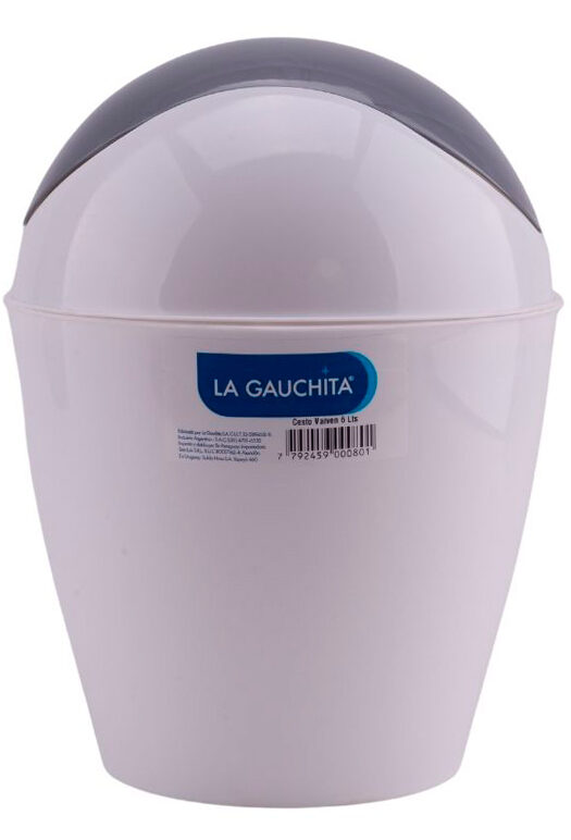 cesto vaiven 6litros redondo