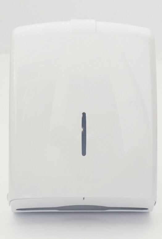 dispenser para toalla intercalada blanco