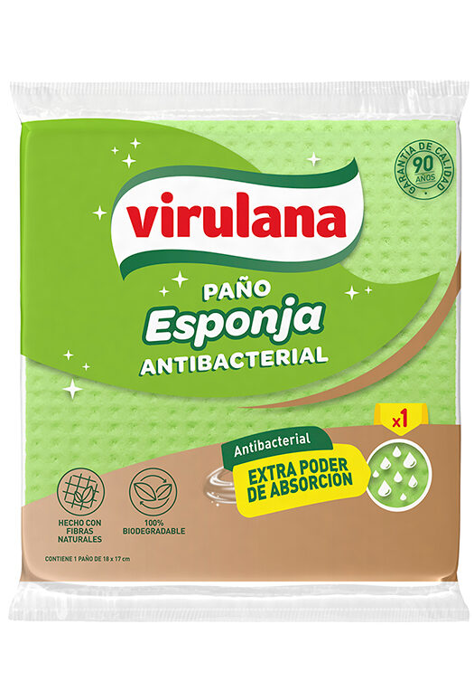 paño esponja antibacterial
