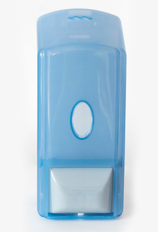 dispenser jabonera celeste
