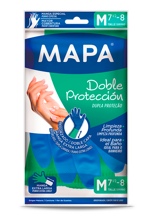 guantes mapa doble proteccion
